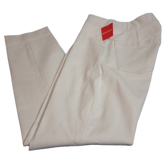 Spanx Silver Linings On-the-Go White Ankle Slim Straight Pant Women's 20372R XS - Picture 5 of 8